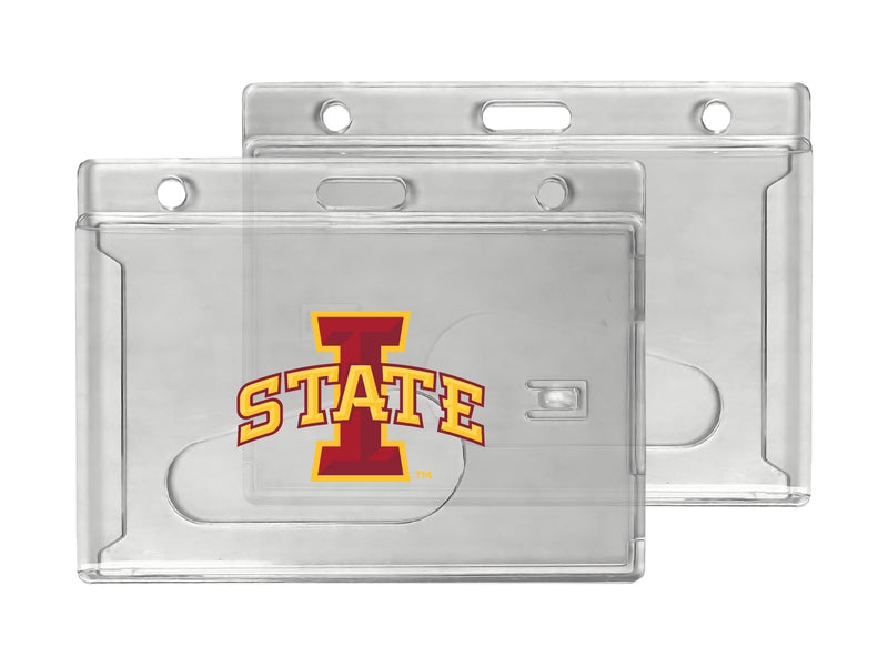 Iowa State Cyclones Officially Licensed Clear View ID Holder - Collegiate Badge Protection