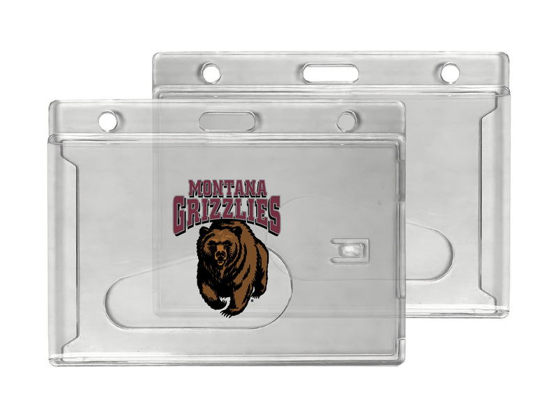 Montana University Officially Licensed Clear View ID Holder - Collegiate Badge Protection