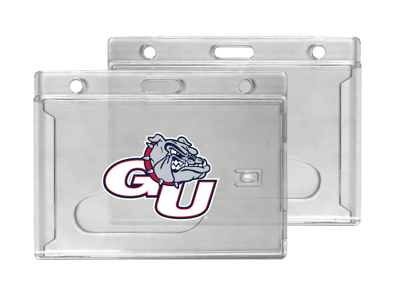 Gonzaga Bulldogs Officially Licensed Clear View ID Holder - Collegiate Badge Protection
