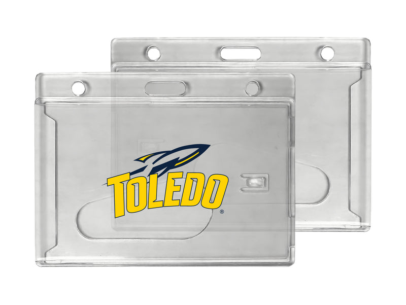 Toledo Rockets Officially Licensed Clear View ID Holder - Collegiate Badge Protection