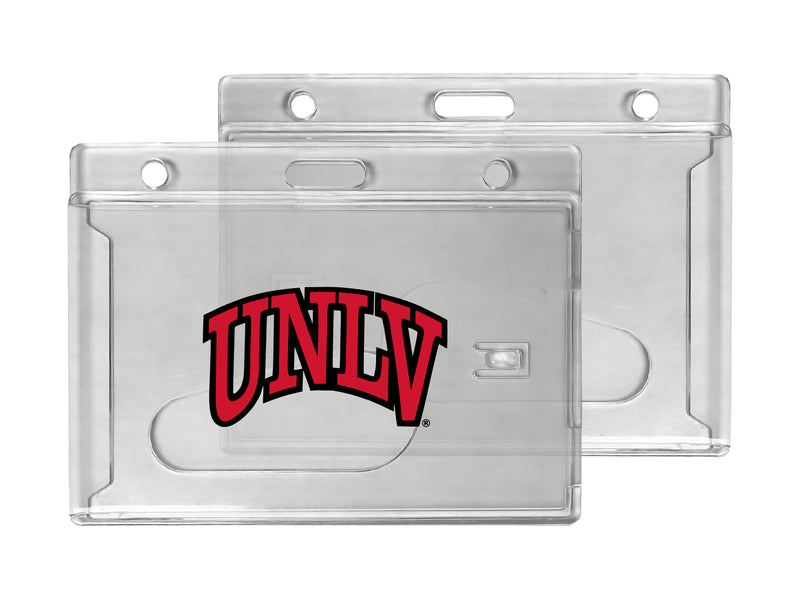 UNLV Rebels Officially Licensed Clear View ID Holder - Collegiate Badge Protection