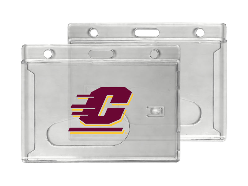 Central Michigan University Officially Licensed Clear View ID Holder - Collegiate Badge Protection