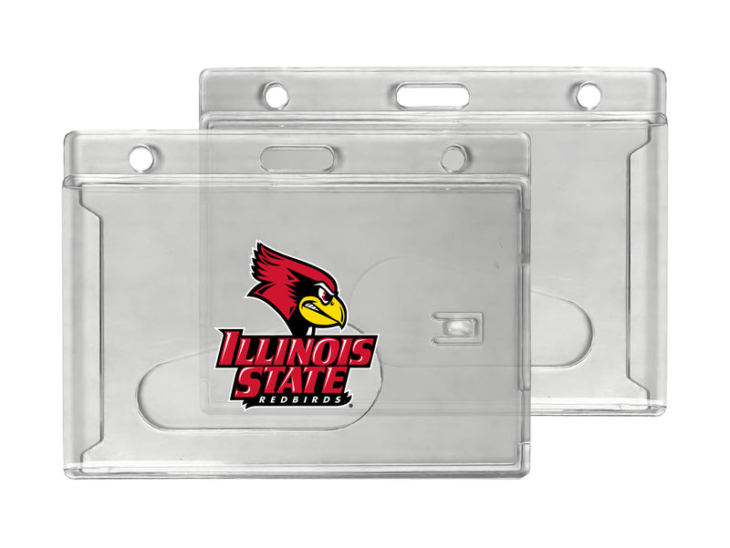 Illinois State Redbirds Officially Licensed Clear View ID Holder - Collegiate Badge Protection