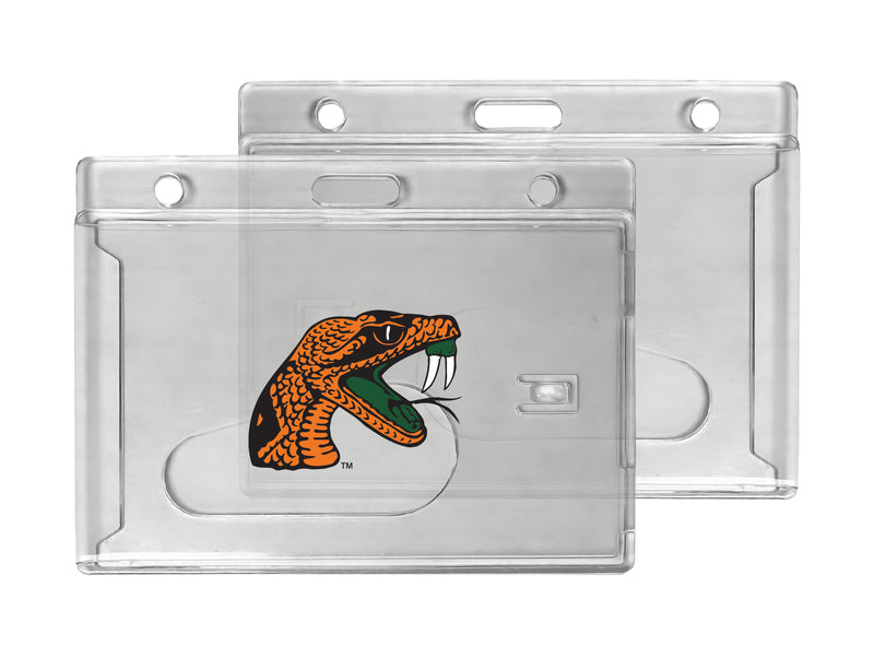 Florida A&M Rattlers Officially Licensed Clear View ID Holder - Collegiate Badge Protection