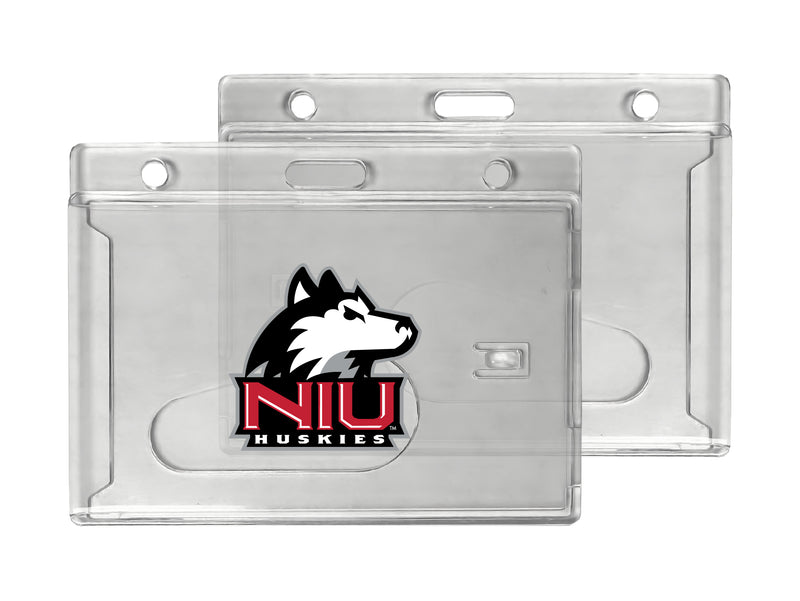 Northern Illinois Huskies Officially Licensed Clear View ID Holder - Collegiate Badge Protection