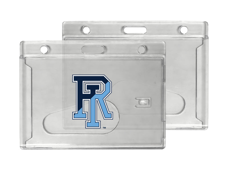 Rhode Island University Officially Licensed Clear View ID Holder - Collegiate Badge Protection