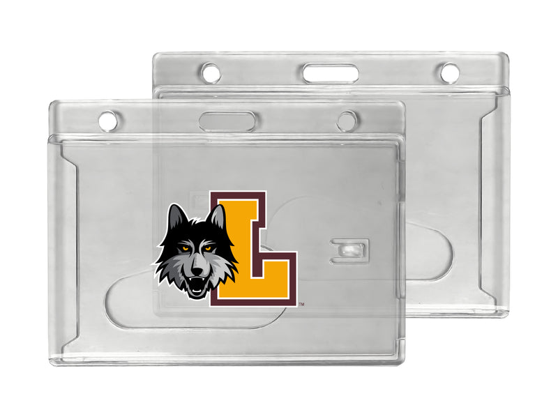 Loyola University Ramblers Officially Licensed Clear View ID Holder - Collegiate Badge Protection