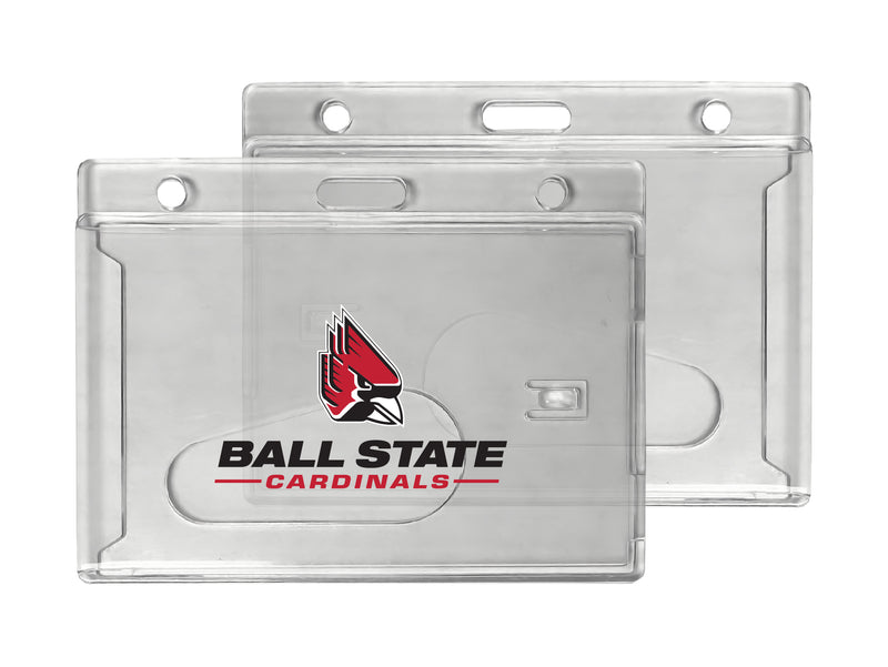 Ball State University Officially Licensed Clear View ID Holder - Collegiate Badge Protection