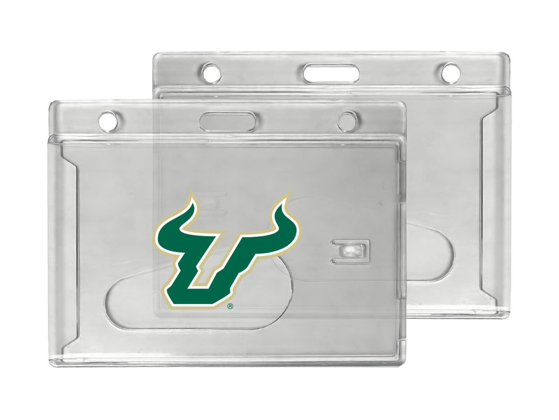 South Florida Bulls Officially Licensed Clear View ID Holder - Collegiate Badge Protection