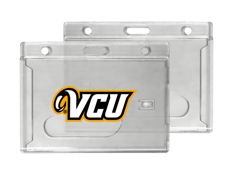 Virginia Commonwealth Officially Licensed Clear View ID Holder - Collegiate Badge Protection