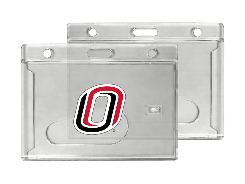 Nebraska at Omaha Officially Licensed Clear View ID Holder - Collegiate Badge Protection