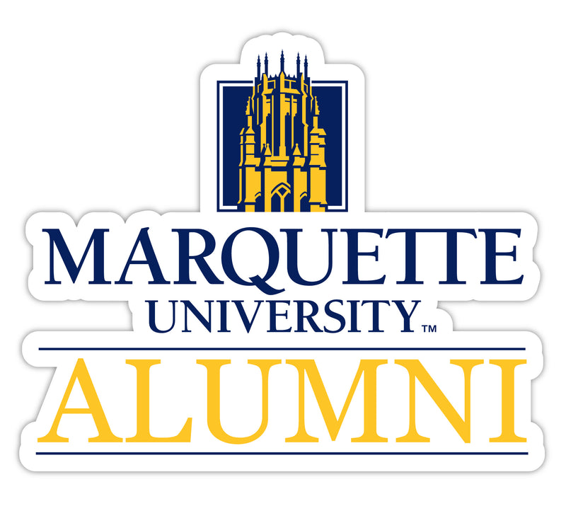 Marquette Golden Eagles 4-Inch Alumni NCAA Vinyl Sticker - Durable School Spirit Decal
