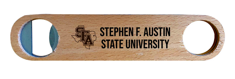 Stephen F. Austin State University NCAA Elegant Laser-Etched Wooden Bottle Opener - Collegiate Bar Accessory