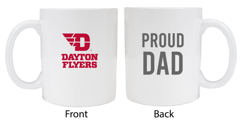 Dayton Flyers Proud Dad Ceramic Coffee Mug - White