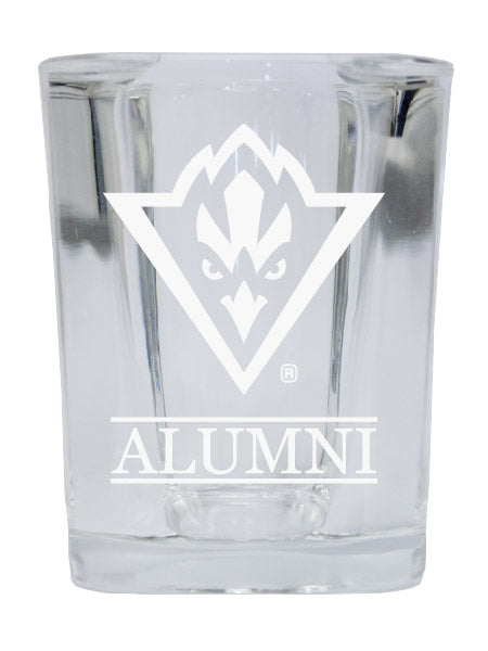 NCAA North Carolina Wilmington Seahawks Alumni 2oz Laser Etched Square Shot Glass