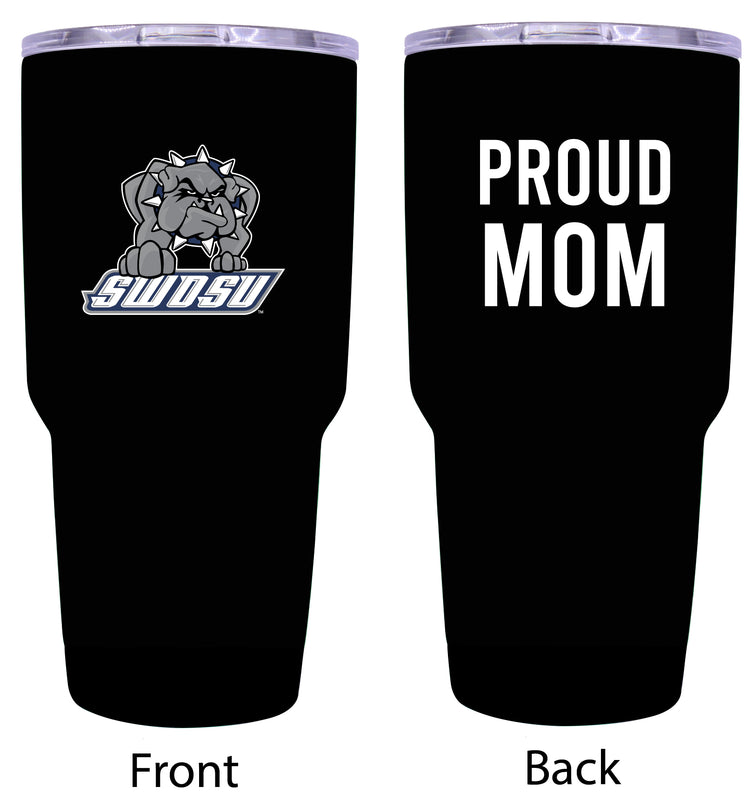 Southwestern Oklahoma State University Proud Mom 24 oz Insulated Stainless Steel Tumbler - Black