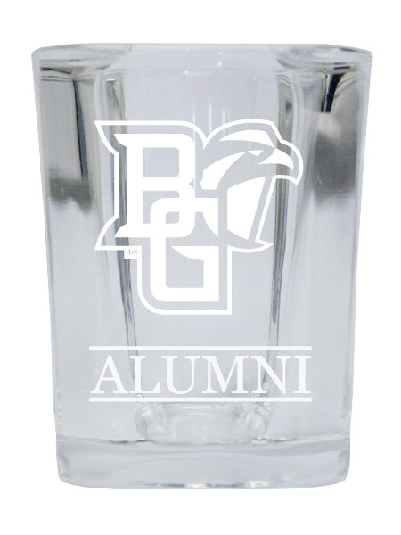 NCAA Bowling Green Falcons Alumni 2oz Laser Etched Square Shot Glass