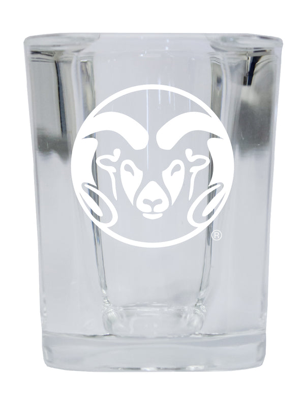 Colorado State Rams NCAA Collector's Edition 2oz Square Shot Glass - Laser Etched Logo