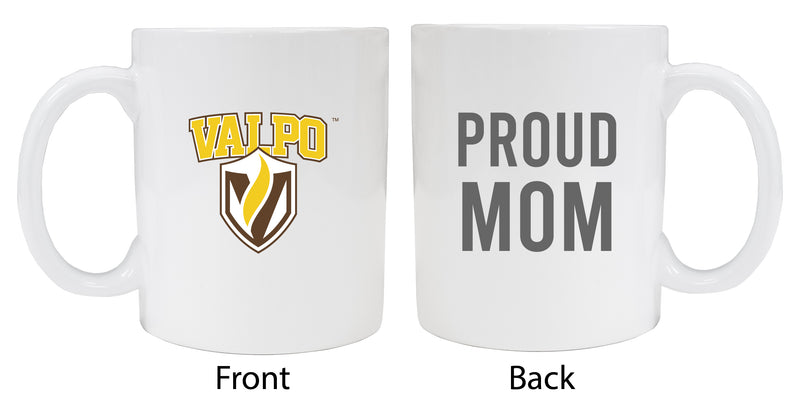Valparaiso University Proud Mom Ceramic Coffee Mug - White