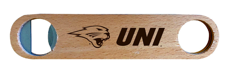 Northern Iowa Panthers NCAA Elegant Laser-Etched Wooden Bottle Opener - Collegiate Bar Accessory