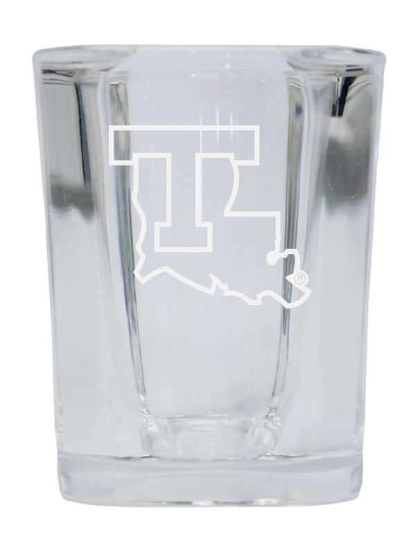Louisiana Tech Bulldogs NCAA Collector's Edition 2oz Square Shot Glass - Laser Etched Logo