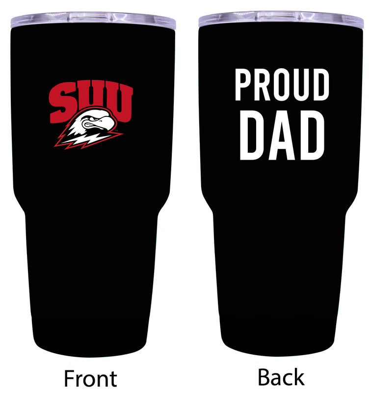 Southern Utah University Proud Dad 24 oz Insulated Stainless Steel Tumbler Black