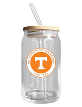 Load image into Gallery viewer, Tennessee Volunteers NCAA 12 oz can-shaped glass, featuring a refined design ideal for showcasing team pride and enjoying beverages on game days, mother&#39;s day gift, father&#39;s day gift, alumni gift, graduation gift, admission gift.
