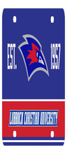 Load image into Gallery viewer, NCAA Lubbock Christian University Chaparral Metal License Plate - Lightweight, Sturdy &amp; Versatile
