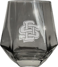 Load image into Gallery viewer, South Dakota State Jackrabbits Tigers Etched Diamond Cut 10 oz Stemless Wine Glass - NCAA Licensed
