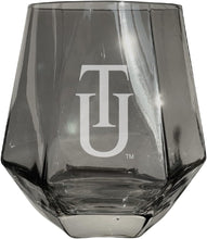 Load image into Gallery viewer, Tuskegee University Tigers Etched Diamond Cut 10 oz Stemless Wine Glass - NCAA Licensed
