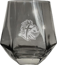 Load image into Gallery viewer, Southern Wesleyan University Tigers Etched Diamond Cut 10 oz Stemless Wine Glass - NCAA Licensed
