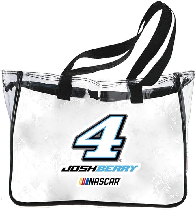 #4 Josh Berry Officially Licensed Clear Tote Bag