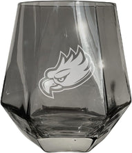 Load image into Gallery viewer, Florida Gulf Coast Eagles Tigers Etched Diamond Cut 10 oz Stemless Wine Glass - NCAA Licensed
