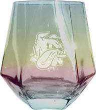 Load image into Gallery viewer, Minnesota Duluth Bulldogs Tigers Etched Diamond Cut 10 oz Stemless Wine Glass - NCAA Licensed
