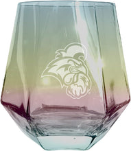 Load image into Gallery viewer, Coastal Carolina University Tigers Etched Diamond Cut 10 oz Stemless Wine Glass - NCAA Licensed
