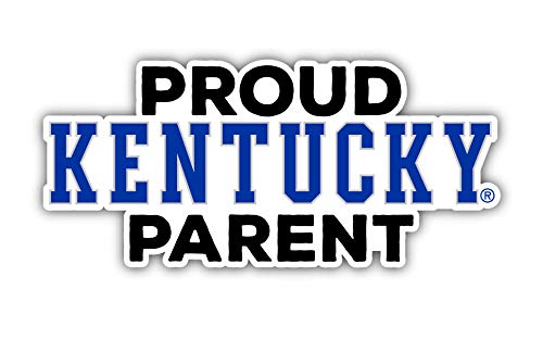 Kentucky Wildcats 4-Inch Proud Parent 4-Pack NCAA Vinyl Sticker - Durable School Spirit Decal