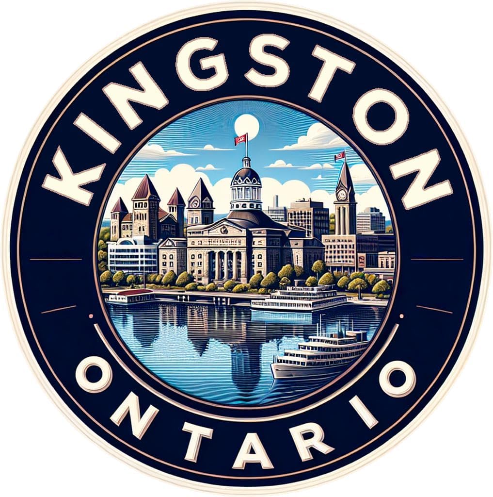 Kingston Ontario B Souvenir Die Cut Flat Magnet
