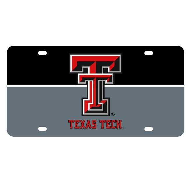 NCAA Texas Tech Red Raiders Metal License Plate - Lightweight, Sturdy & Versatile