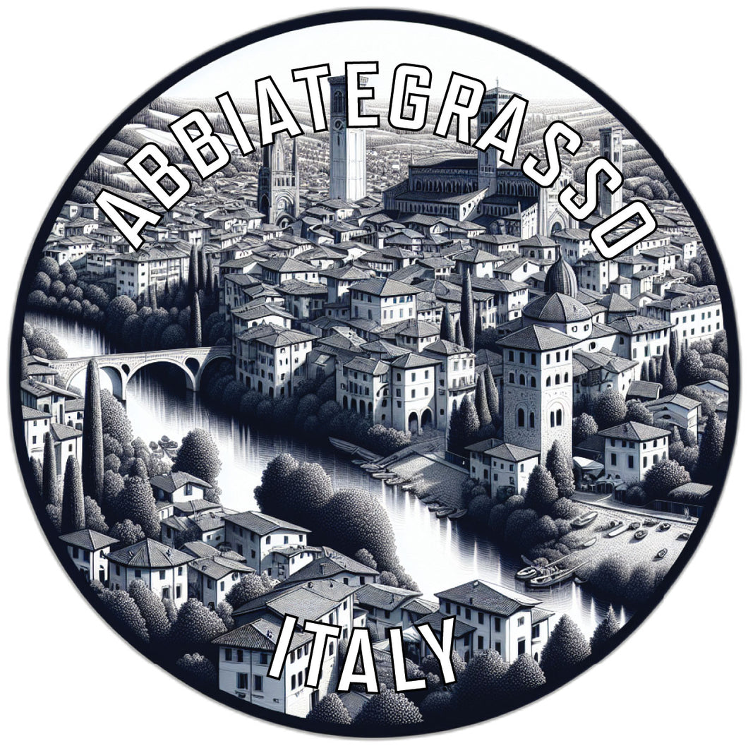 Abbiategrasso Italy Souvenir Vinyl Decal Sticker 6-Inch