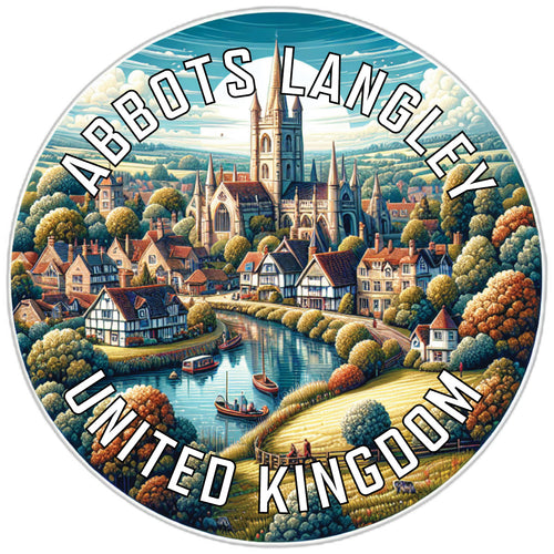 Abbots Langley United Kingdom Souvenir Vinyl Decal Sticker 6-Inch