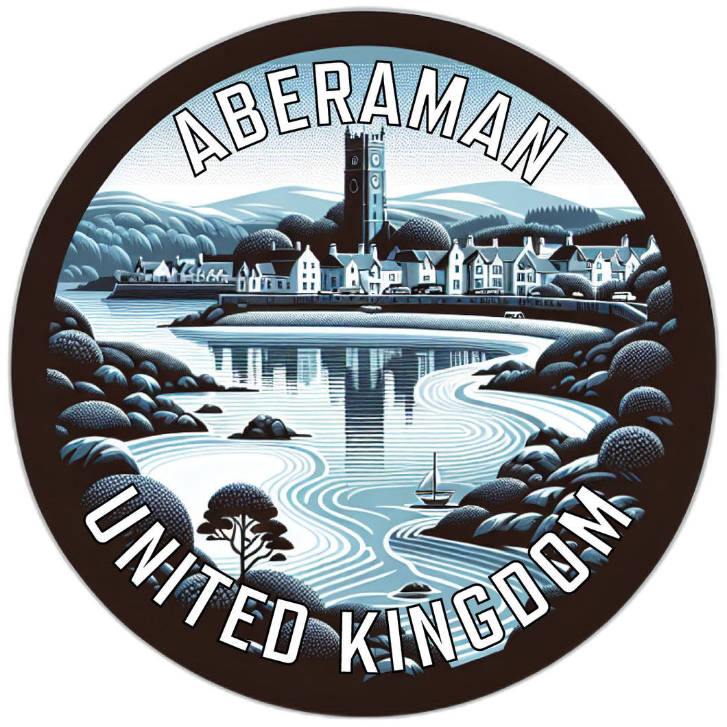 Aberaman United Kingdom Souvenir Vinyl Decal Sticker 6-Inch