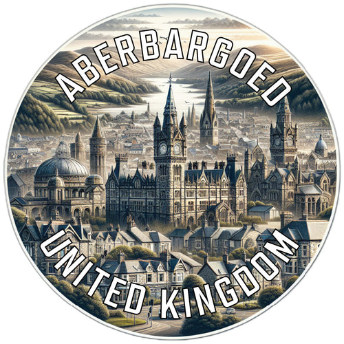 Aberbargoed United Kingdom Souvenir Vinyl Decal Sticker 6-Inch