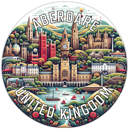 Aberdare United Kingdom Souvenir Vinyl Decal Sticker 6-Inch