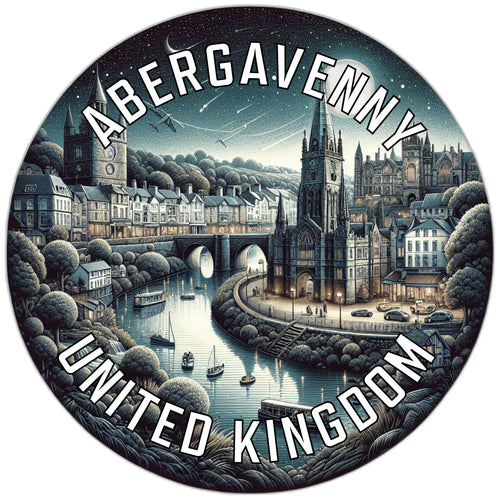 Abergavenny United Kingdom Souvenir Die Cut Flat Magnet 6-Inch