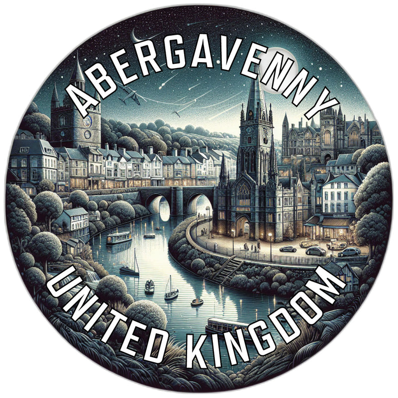 Abergavenny United Kingdom Souvenir Die Cut Flat Magnet 6-Inch