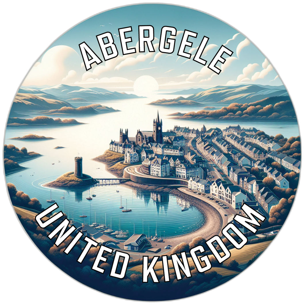 Abergele United Kingdom Souvenir Die Cut Flat Magnet 2-Inch