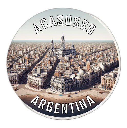 Acasusso Argentina Souvenir Vinyl Decal Sticker 2-Inch