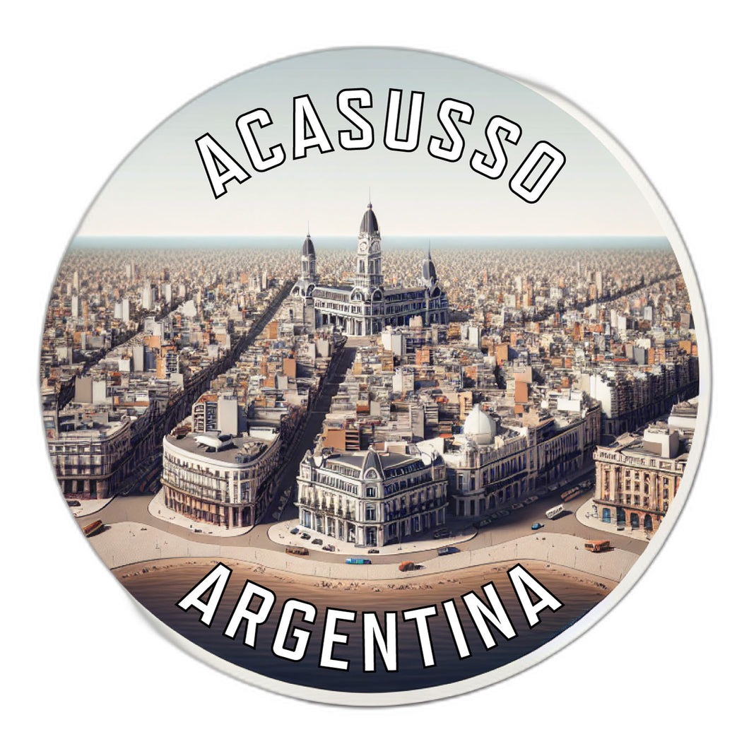 Acasusso Argentina Souvenir Vinyl Decal Sticker 2-Inch