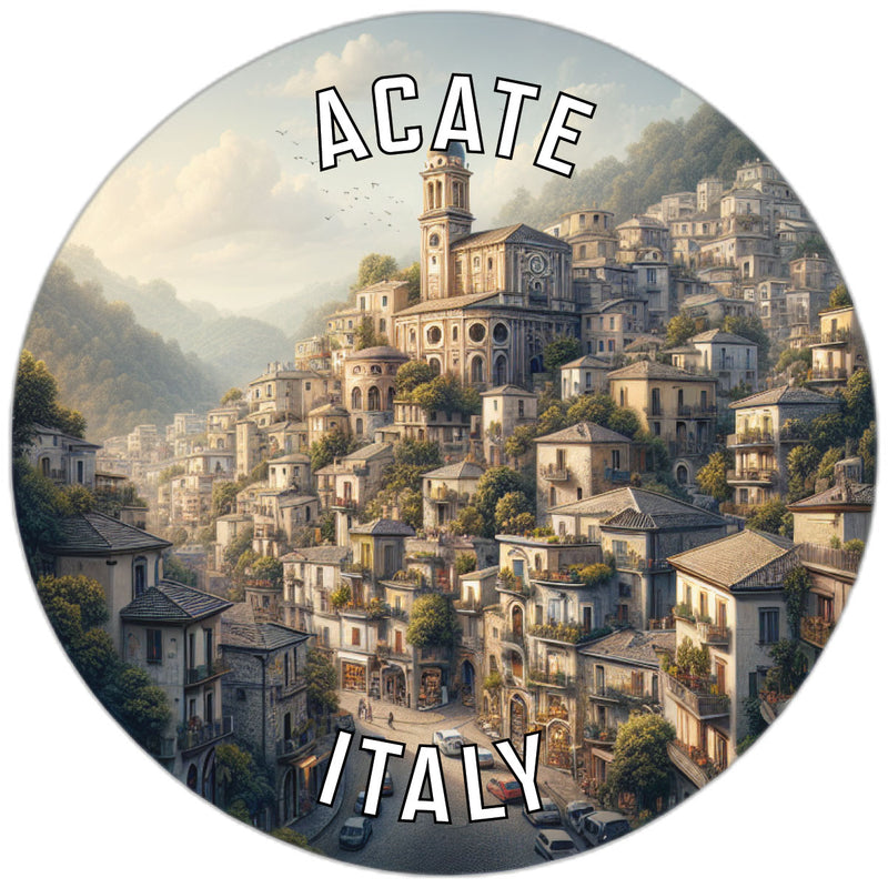 Acate Italy Souvenir Vinyl Decal Sticker 2-Inch