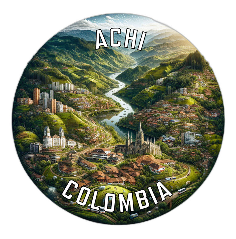 Achi Colombia Souvenir Vinyl Decal Sticker 6-Inch